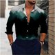 thumbnail image 1 of Camisa de manga larga con botones y solapa para hombre, moda de primavera y verano de 2024, informal, de uso diario, de alta calidad, de tela suave, estilo occidental, talla grande 6XL, 1 of 6