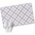 thumbnail image 2 of Entryway Rug 2x3 Ft,Abstract Plaid,Non Slip Small Area Rugs for Front Door,Minimalistic Multi Colors Country Rustic Plaid Low Pile Accent Carpet Doormat for Indoor Entrance Kitchen Bathroom Doorway, 2 of 9