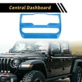 thumbnail image 3 of Unique Bargains 1 Pc Dashboard Center Window Control Panel Trim Cover for Jeep Wrangler JL JLU 18-24 Dash Central Control Window Switch Panel Trim ABS Light Blue, 3 of 6