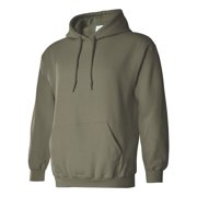 Men Multi Colors Hooded Sweatshirt Men Hoodies Color Military Green 2X-Large Size
