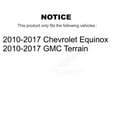 thumbnail image 2 of Transit Auto Rear Disc Brake Caliper Rotors and Ceramic Pads Kit for Car 2010-2017 Chevrolet Equinox GMC Terrain KC8-100066T, 2 of 11