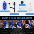 thumbnail image 6 of Bike Horn with Light,110 dB Loud Bicycle Horn, Electric Bike Headlight with 4 Light Modes, 6 Sounds Adjustable Volume, Rechargeable Battery Bike Front Light for Road, Mountain, Commuter Bicycles, 6 of 8