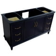 thumbnail image 4 of 60 in. Single Wooden Vanity  Blue Finish Cabinet Only, 4 of 11