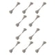 thumbnail image 3 of Soidarity 20 piezas hilo de pescar antimordedura alambre de acero con núcleo giratorio alambre de conexión de pesca 30cm plata 30 centimetros 10piezas Soidarity CBP151032, 3 of 6