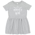 thumbnail image 3 of Inktastic Auntie Girl for Niece Girls Toddler Dress, 3 of 5