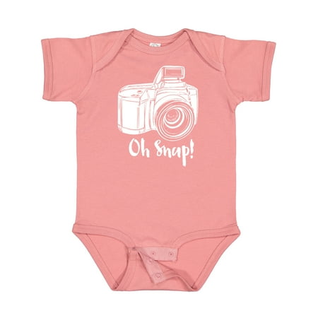 

Inktastic Camera Oh Snap Gift Baby Boy or Baby Girl Bodysuit