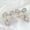 Silver, variant on Leander Women’s Gold/Silver-Plated Zirconia Bow Earrings, Classic Fashion Design, Hypoallergenic Everyday Jewelry Gift