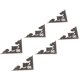 thumbnail image 3 of Juego de 10 protectores de bordes planos antiguos, caja de madera Triangular, cubierta protectora de esquina, accesorio de Hardware, 3 of 5