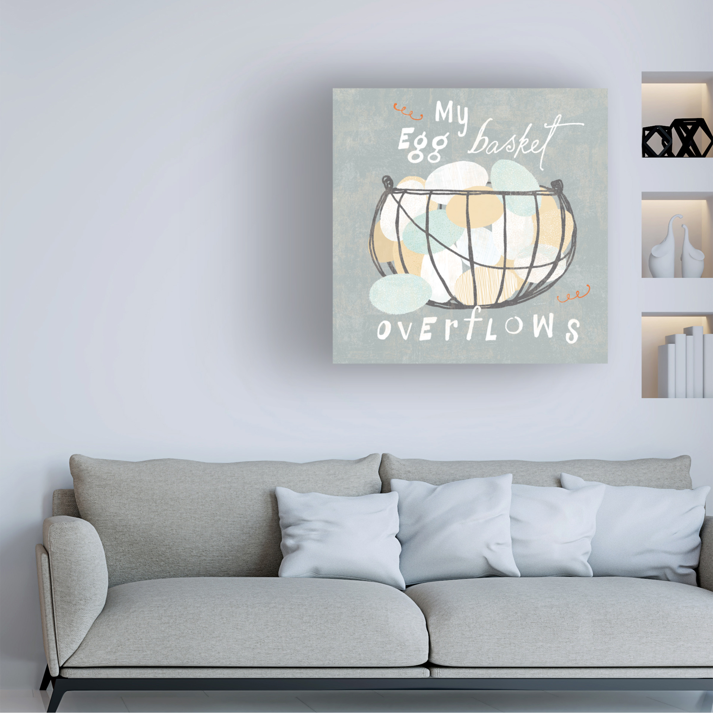 Trademark Fine Art 'Fresh Eggs III' Canvas Art by Sue Schlabach