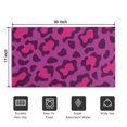 thumbnail image 5 of Pink and Black Of Leopard Print Door Rugs,Washable Non Slip Door Mats Indoor,Decorative Door Mats,Entry Mat Indoor for Entrance,Bedroom,Kitchen,Bathroom,17"x30", 5 of 6