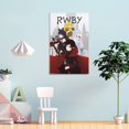 thumbnail image 4 of RWBY Cuadro decorativo colgante - Arte de pared - Póster enmarcado - Decoración de pared - Regalos para familia, amigos y aficionados 40*60 cm, 4 of 6