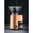 Bodum Electric Burr Coffee Grinder, Adjustable, 8oz, Copper