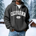 thumbnail image 1 of WILLBEST Sudadera con Capucha y Media Cremallera para Hombre, Ligera, Deportiva, con Bolsillo, para Uso Informal y Entrenamiento Al Aire Libre Grande, 1 of 3