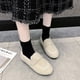 thumbnail image 4 of Atuendo de invierno para mujer Zapatos de estilo otoñal e invernal Zapatos de algodón con forro polar para mujer Zapatos de mujer cálidos de suela gruesa de moda de talla grande, 4 of 6