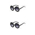 thumbnail image 2 of Gafas ópticas Qarigey gafas de girasol Accesorios de ropa adorables con marco adecuado facial Negro brillante 2piezas, 2 of 6