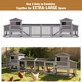 thumbnail image 5 of MEDEHOO 80" Chicken Coop with Wheels Expandable Large Waterproof Chicken House for Outdoor with Nesting Box, 5 of 8