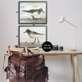 thumbnail image 5 of Stupell Industries Sandpipers on Coast Nautical Beach Animals & Insects Painting Black Framed Art Print Wall Art, 30 x 24, Set of 2, 5 of 9