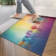 thumbnail image 4 of Colorful Hearts Door Mats Rug Decorative Doormat Welcome Floor Mat Non Slip Washable Bathroom Kitchen Entrance Rug for Indoor Outdoor Home Decor, 17 X 30 Inch, 4 of 7