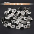 thumbnail image 5 of 30 PCS 20mm U Tube 304 en Acier Inoxydable Collier de Serrage pour Fixation en U de Collier de Fixation pour Fixation de Tuyau, 5 of 5