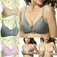 thumbnail image 2 of Women Nursing Bra Pregnancy Maternity Clothing Front Buckles Maternity Breastfeeding Pregnant Bras, 2 of 6