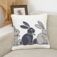 thumbnail image 1 of Cojín de Pascua con forma de huevo | Funda de poliéster de doble cara | Cojín decorativo de 45 x 45 cm | Bonita decoración navideña | Reposacabezas para sofá cama, sala de estar, dormitorio y oficina, 1 of 5