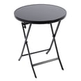 thumbnail image 4 of Outdoor Patio Table, Indoor Tempered Glass Round Dining Table, Coffee Side Table for Patio Garden Backyards, 4 of 11