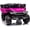 Pink, variant on 12V Electric Ride on Car with Remote Control, 2 Seater 4WD Off-Road Truck with Decor Spare Tire, 25W Dual Motor, Spring Suspension, Battery Powered Ride On Toys, Pink