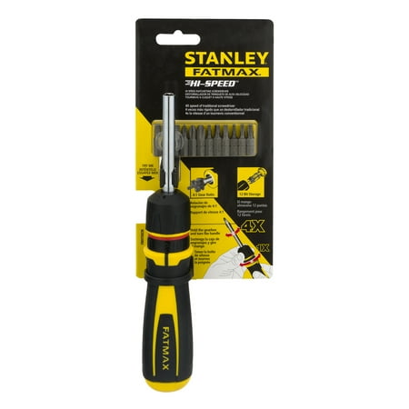 Fatmax Screwdriver - Stanley FatMax FMHT69236 Hi-Speed™ Ratcheting Screwdriver