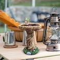 thumbnail image 6 of Decorative Standing Bird Feeder Outdoor Garden Birdbath Resin Fairy Garden Statue Ideal for Patio Yard Decoration Birdbath Enhancing Garden, 6 of 8