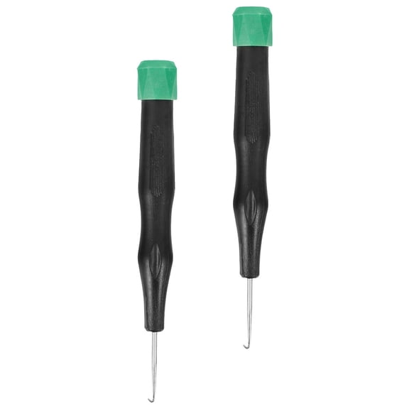 IBASETOY 2Pcs Racket Stringing Machine Hook Green Plastic Tool for Badminton Racket and Tennis