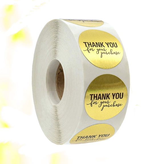 FOMIYES DIY Golden T You Stickers Easy Peel Strong Adhesion for Decor