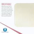 thumbnail image 2 of Dynarex FoamFlex Non-Adhesive Waterproof Foam Dressings - 4" x 4", Breathable and Highly Absorbent Foam Dressings for Wounds, 12 Boxes of 10, 2 of 5