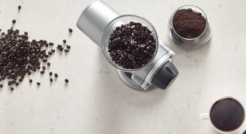 Open Box KitchenAid Electric Stainless Steel Burr Coffee Grinder