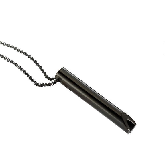 Breathlace Necklace Quit Smoking, Stainless Steel Mindful Breathing Necklace For Anxiety,calm Harmony Anti-smoking Necklace