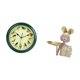 thumbnail image 5 of Reloj De Pájaro Verde Melódico Y Figura De Niña Creativa Con Bandeja Para Guardar Llaves, Decoración De Arte Moderno Para Dormitorio, Regalo De Inauguración De La Casa Y Exhibición De Mesa., 5 of 8