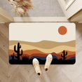 thumbnail image 6 of Bath Mat Rug,Desert sunrise in the morning Non Slip Quick Dry Super Absorbent Thin Bathroom Rugs Fit Under Door-Easy to clean Bathroom Floor Mats-Shower Rug for Shower Sink Bathtub(20" x 31"In), 6 of 6