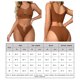 thumbnail image 2 of Conjunto de lencería Conjunto de lencería push-up sin espalda de lencería bralette de 2 piezas para mujer (Café S) Cgtredaw Café T S para Mujer, 2 of 6
