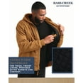 thumbnail image 4 of Bass Creek Outfitters Mens Canvas Jacket - Heavy Duty Tricot Lined Insulated Duck Work Jacket for Men, 4 of 7