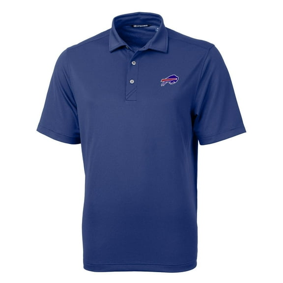 Men's Cutter & Buck Royal Buffalo Bills Big & Tall Virtue Eco Pique Recycled Polo