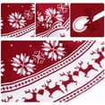 thumbnail image 7 of Christmas Tree Collar Xmas Tree Skirt Tree Ring Holiday Party Home Decoration, 7 of 7