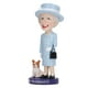 thumbnail image 5 of Muñecas de la reina de Inglaterra, muñecos cabezones de la reina de Inglaterra, adornos de escritorio, adornos de reina, diseño elevado, 5 of 14