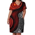 thumbnail image 2 of Segmentos de la vida II vestido holgado con bolsillo bonito artista Olivia Alie Le Riche # 396B, 2 of 6