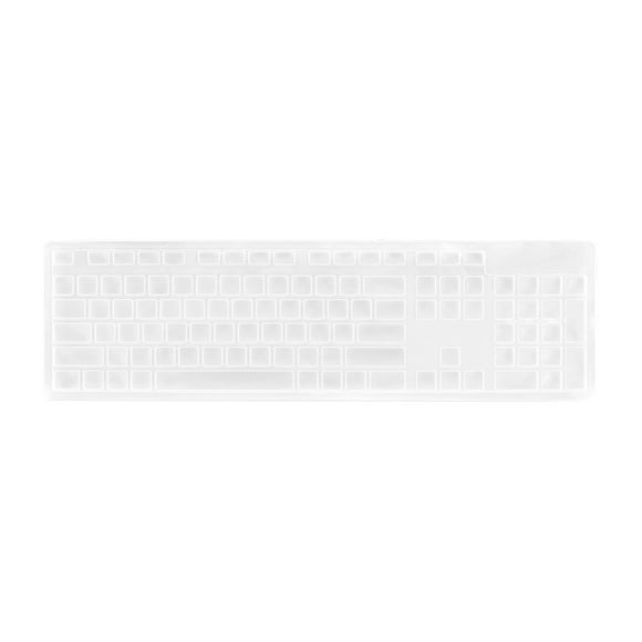 Popetpop Keyboard Cover Piel Teclado Protector Película compatible con Dell (transparente)