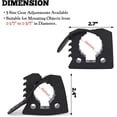 thumbnail image 5 of ABCISI Shovel Holder Clamp Kit, Truck Bed Molle Panel Mount, Shovel Mount for Roof Rack, Quick Release Clamps Off Road UTV Utility Trailer Accessories Fits 1-1/7" to 1-3/7" Diameter Tools (6 Pack), 5 of 14