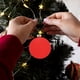 thumbnail image 4 of Adornos navideños, bolas de terciopelo, 6 unidades de 2,36 pulgadas para árbol de Navidad, baby shower, primera Navidad, fiesta de cumpleaños, bolas de terciopelo flocado., 4 of 7