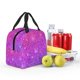 thumbnail image 5 of Balery Purple Glitter Bolsa de Almuerzo Aislada – Caja de Almuerzo con Papel de Aluminio Grueso, Mantiene la Comida Fresca por 4 Horas, 5 of 8