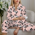 thumbnail image 6 of Daiia French Bulldog1 for Women's Long-Sleeved Pajama Set – Soft & Comfortable Sleepwear Button-Up Pajamas Cozy Lounge Wear-Large, 6 of 7