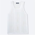 thumbnail image 3 of Men's Muscle Tank Tops Open-Knit Crochet Summer Beach Vacation Shirts Sleeveless Scoop Neck Lightweight Breathable Casual Hollow Out, 3 of 4