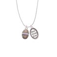 thumbnail image 2 of Delight Jewelry Silvertone Egg Pink & Lavender Best Mom Ever Charm Necklace, 2 of 4