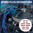 thumbnail image 2 of Unique Bargains 12pcs Engine Spark Plug Separators 7mm 8mm Ignition Wire Separators Holder for Chevrolet for Ford Red, 2 of 6